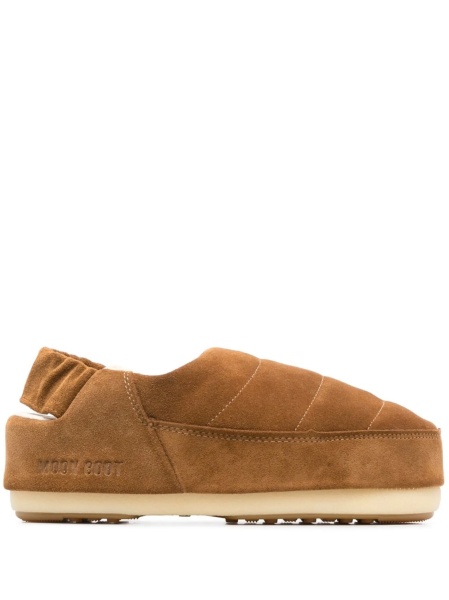 Incaltaminte Moon Boot maro din piele intoarsa
