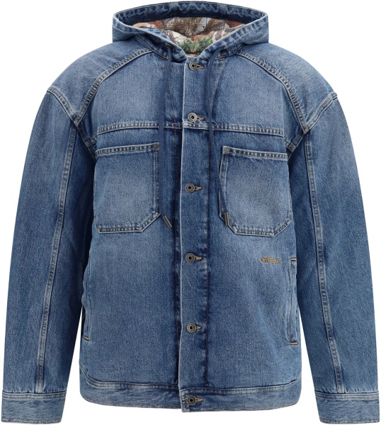 Jacheta Bookish padded denim Jacket