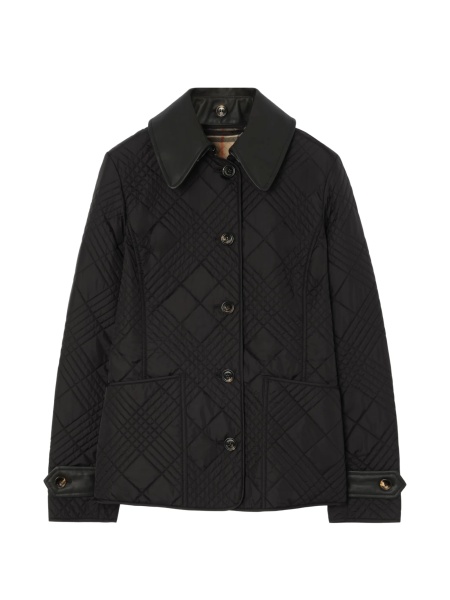 Jacheta Burberry neagra din corn si poliamida