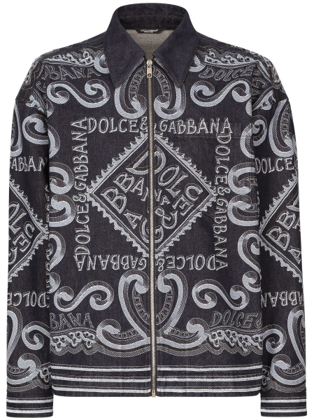 Jacheta camasa Dolce & Gabbana albastra