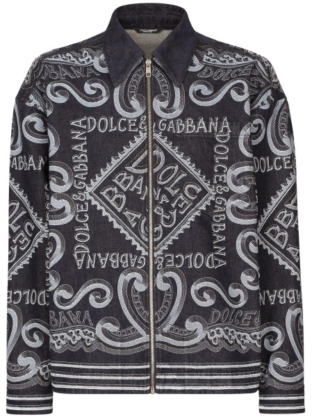 Jacheta camasa Dolce & Gabbana albastra