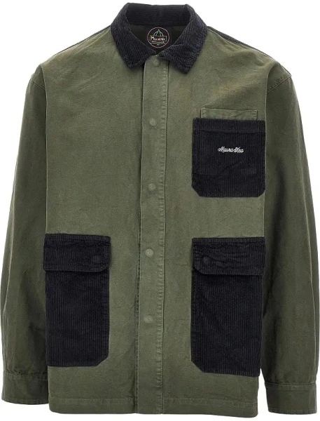 Jacheta Canvas and corduroy saharienne jacket