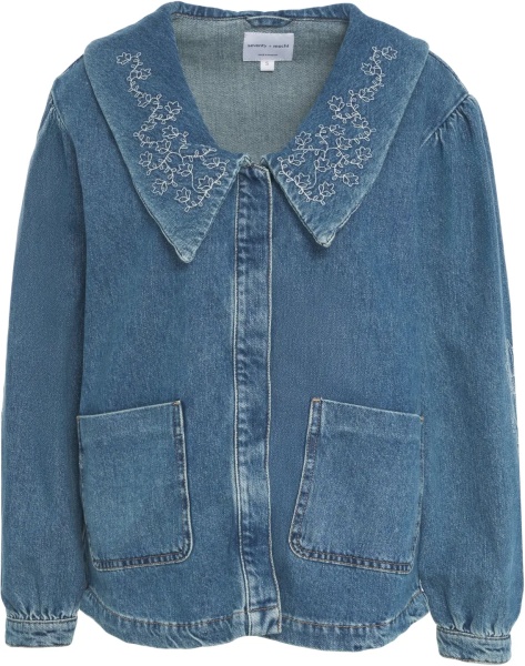 Jacheta Denim jacket with embroidery 'Neve'