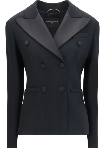 Jacheta Double-breasted Tuxedo Jacket