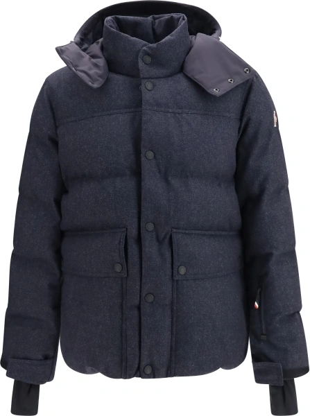 Jacheta Padded denim-effect wool Ski Jacket