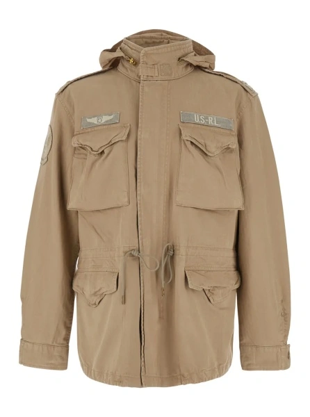 Jacheta Ralph Lauren maro din bumbac