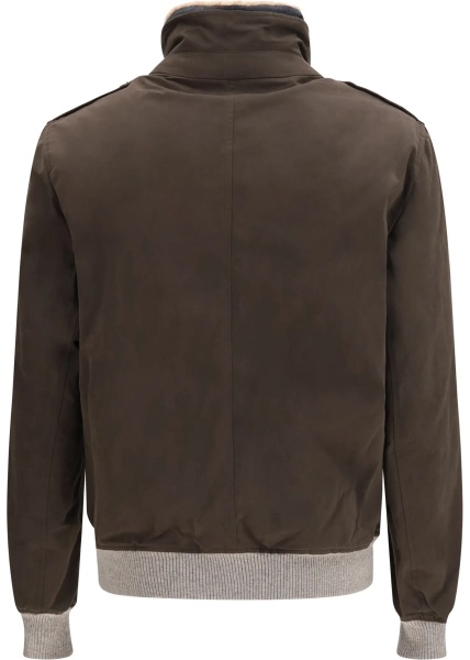 Jacheta Waxed techno cotton Bomber with Thermore® padding