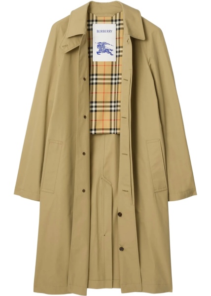 Long cotton car Coat