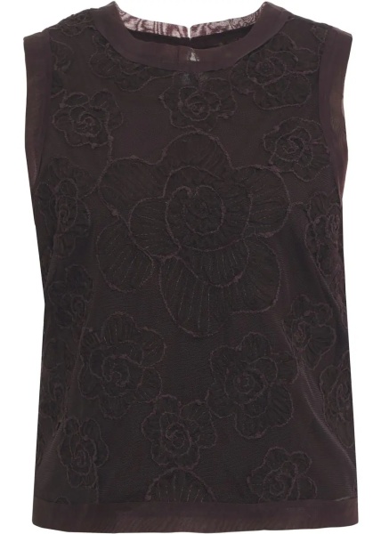Maiou Top with floral embroidery 'Daysee'