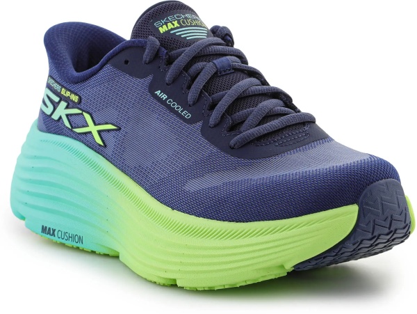 Max Cushioning Slip-Ins Navy/Lime