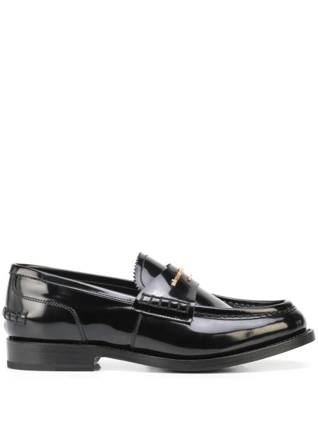 Mocasini Alexander Wang negri din piele
