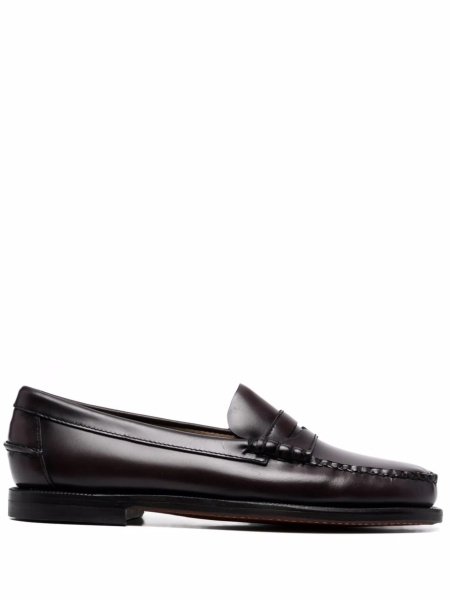 Mocasini Sebago maro din piele