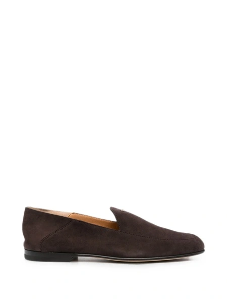Mocasini TOD'S maro din piele intoarsa
