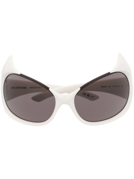 Ochelari de soare Balenciaga albi