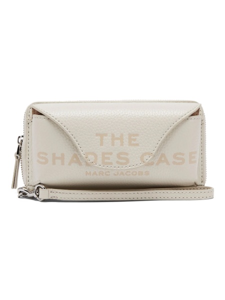 Ochelari de soare Marc Jacobs albi din piele