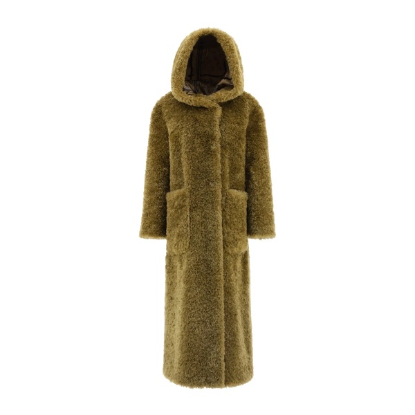 Paltoane HERNO CURLY FAUX FUR Coat