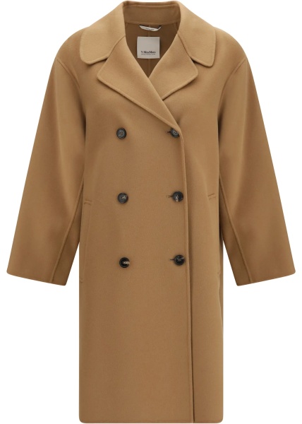 Paltoane Magnolia double-breasted virgin wool Coat