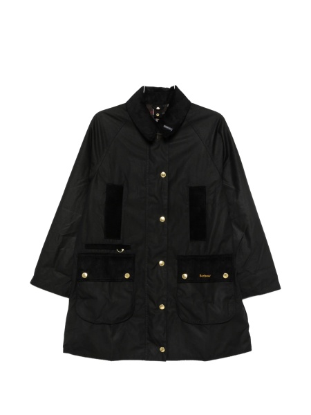 Palton Barbour negru din bumbac