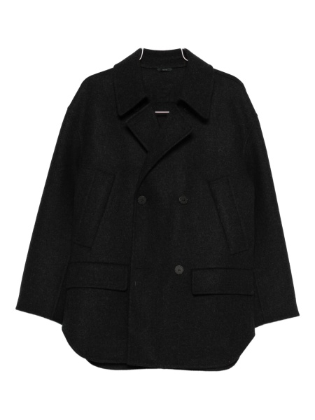 Palton Fendi gri din lana