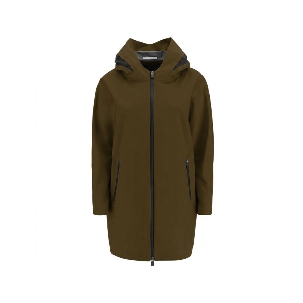 Palton Herno Hooded Zipped Coat