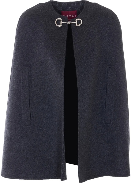 Palton Wool-blend Cape