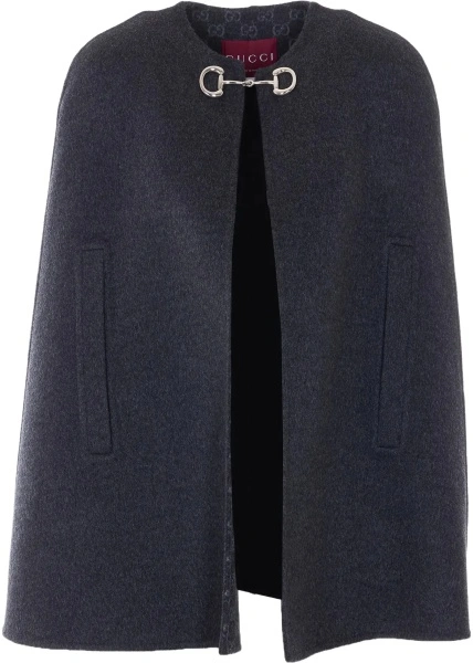 Palton Wool-blend Cape