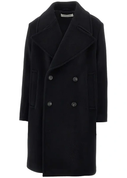 Palton Wool-blend double-breasted overcoat