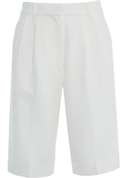Pantaloni Bermuda shorts in linen blend