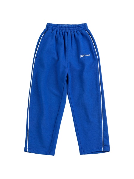 Pantaloni Bobo Choses albastri din bumbac organic