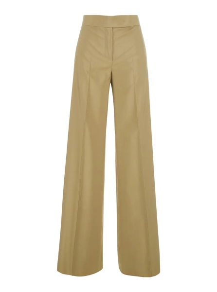 Pantaloni 'BRONTE' Beige Pants with Side Pockets in Wool and Silk Woman