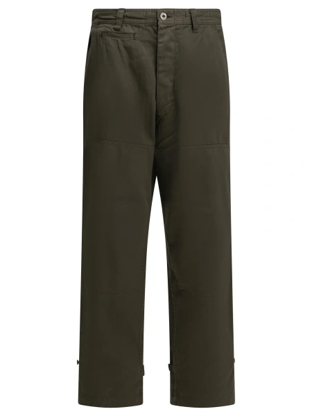 Pantaloni casual A.Presse verzi