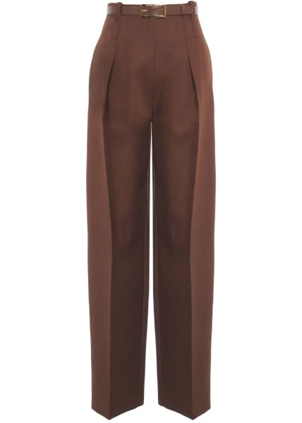 Pantaloni casual Elisabetta Franchi maro