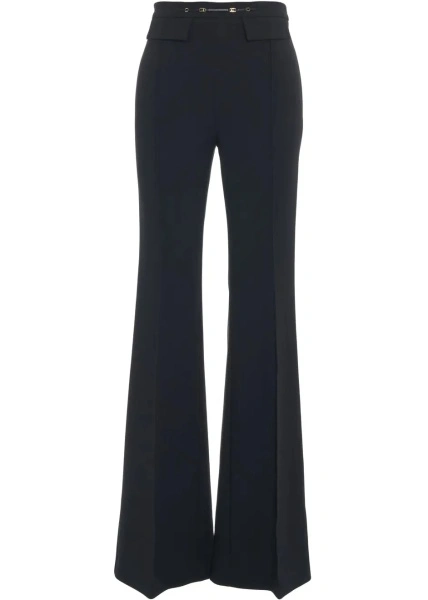 Pantaloni casual Elisabetta Franchi negri