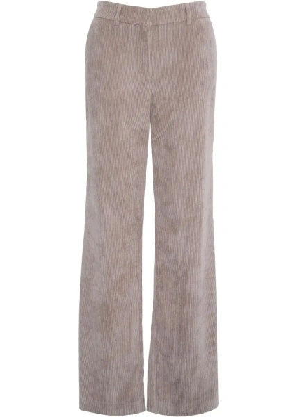 Pantaloni casual Gender din catifea reiata