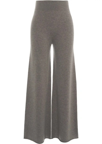 Pantaloni casual MVM gri din casmir