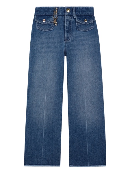 Pantaloni Chloe albastri