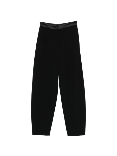 Pantaloni conici Emporio Armani negri