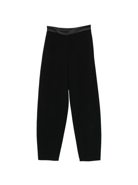 Pantaloni conici Emporio Armani negri