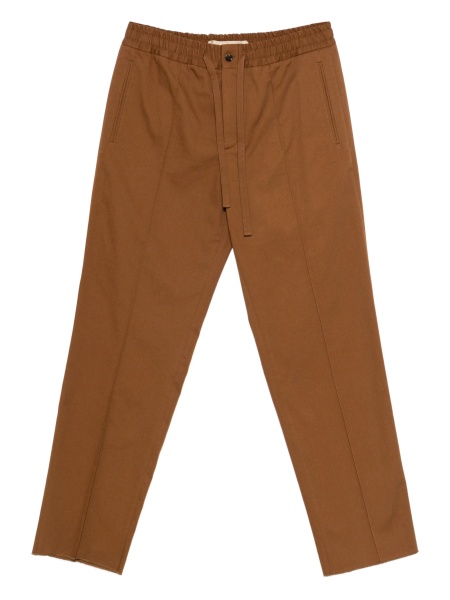 Pantaloni conici Valentino Garavani maro