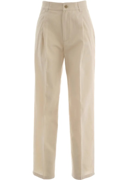 Pantaloni Cotton-linen blend pants