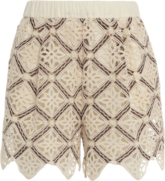 Pantaloni Crochet shorts