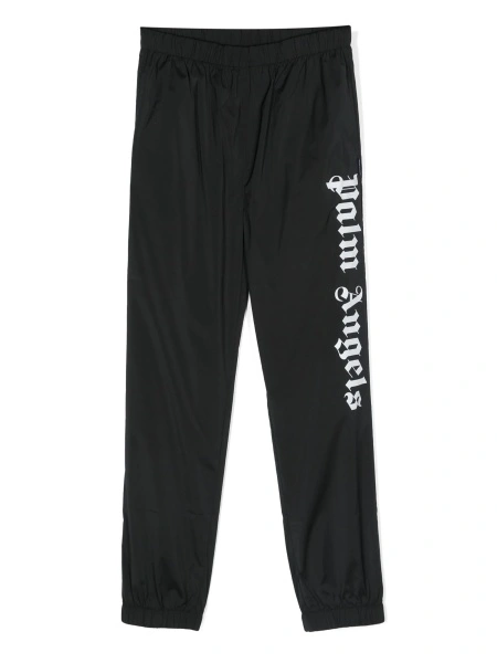 Pantaloni de trening Palm Angels negri din polyester