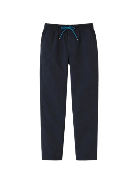 Pantaloni de trening Paul Smith albastri din poliamida si bumbac