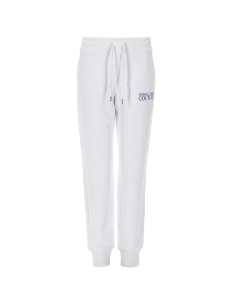 Pantaloni de trening Versace Jeans Couture albi