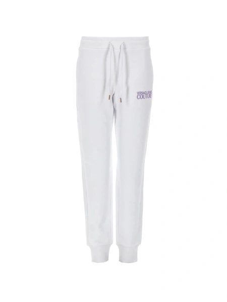 Pantaloni de trening Versace Jeans Couture albi