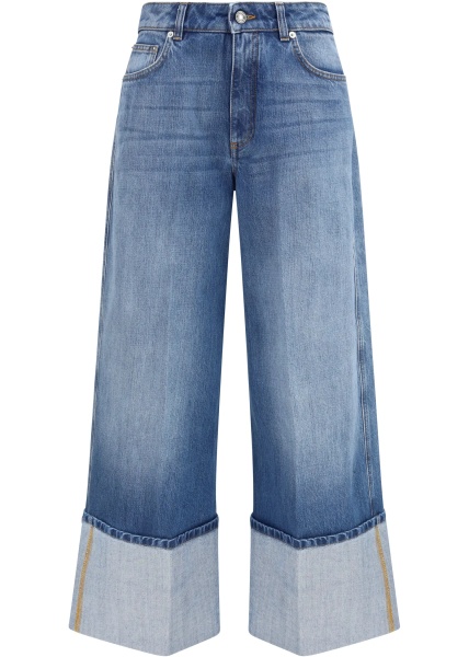 Pantaloni Dégradé turn-up Jeans