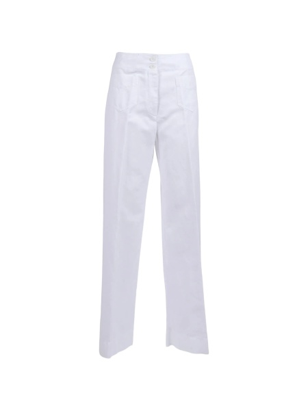 Pantaloni drepti Aspesi albi