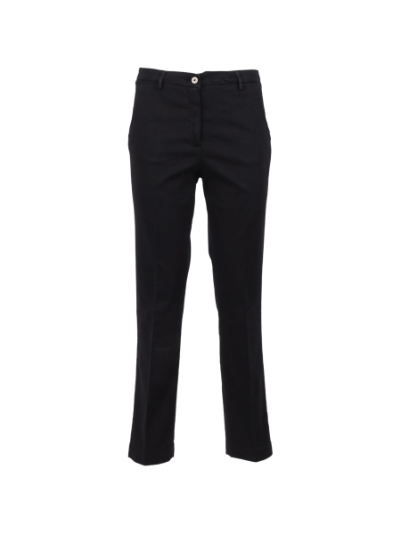 Pantaloni drepti Briglia negri din material textil