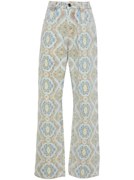 Pantaloni drepti ETRO albastri