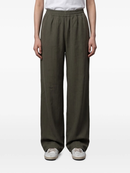 Pantaloni drepti Golden Goose verzi